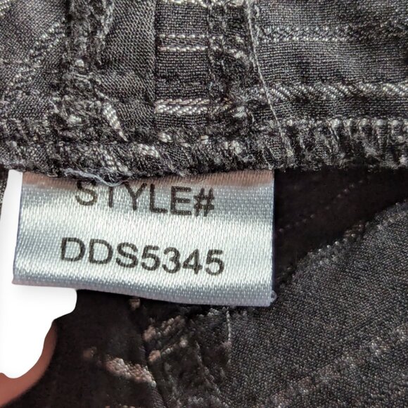 Debbie Shuchat Black White Pinstriped Long Sleeve Button Front French Cuffs Sz 6 - Picture 11 of 16